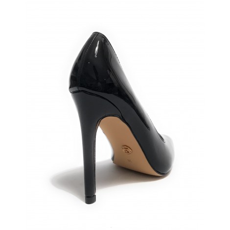 Scarpe donna décolleté Gold&gold tc 100 ecopelle nero vernice D23GG21 GD693