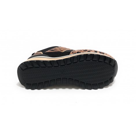 Scarpe donna sneaker Gold&gold ecopelle leopardato D23GG34 GB519
