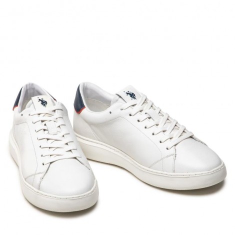 Scarpe U.S. Polo sneaker Cryme CRYME003A in pelle white uomo U23UP30