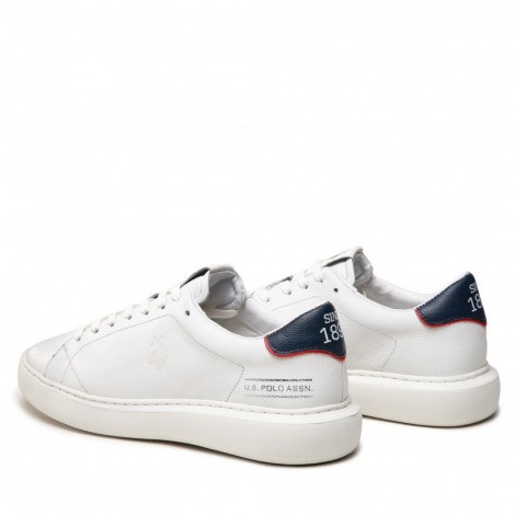Scarpe U.S. Polo sneaker Cryme CRYME003A in pelle white uomo U23UP30