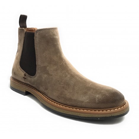 Stivaletto beatles uomo Elite in pelle scamosciata beige U23EL03 1005