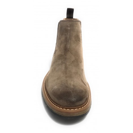 Stivaletto beatles uomo Elite in pelle scamosciata beige U23EL03 1005