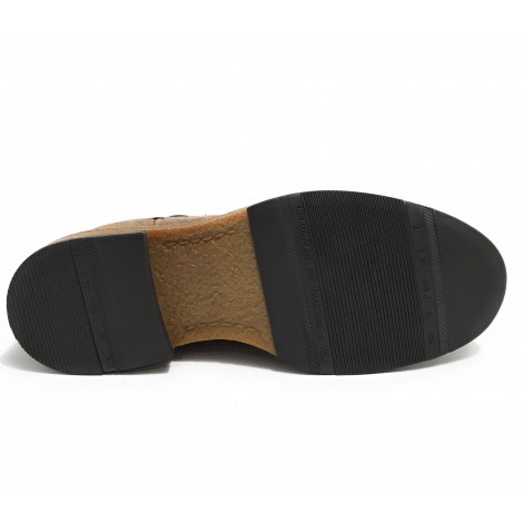 Stivaletto beatles uomo Elite in pelle scamosciata beige U23EL03 1005