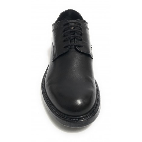 Scarpe uomo Elite francesina in pelle nero U23EL05 1404