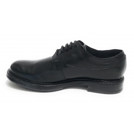 Scarpe uomo Elite francesina in pelle nero U23EL05 1404