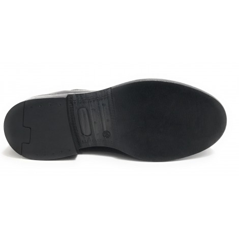 Scarpe uomo Elite francesina in pelle nero U23EL05 1404