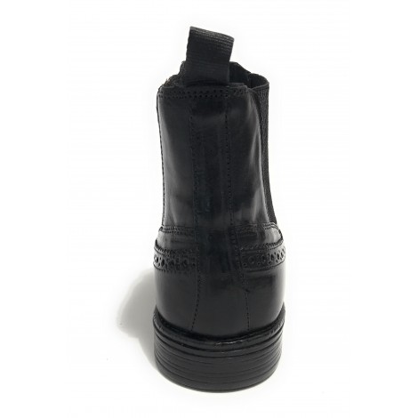 Stivaletto beatles uomo Elite in pelle nero U23EL06 1401