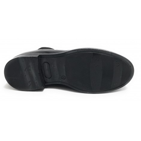 Stivaletto beatles uomo Elite in pelle nero U23EL06 1401