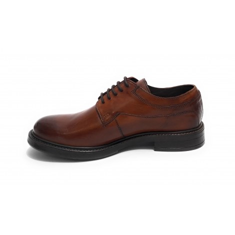 Scarpe uomo Elite francesina in pelle marrone U23EL08 1404