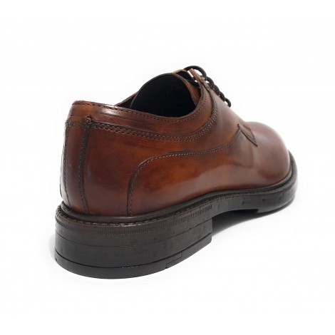 Scarpe uomo Elite francesina in pelle marrone U23EL08 1404