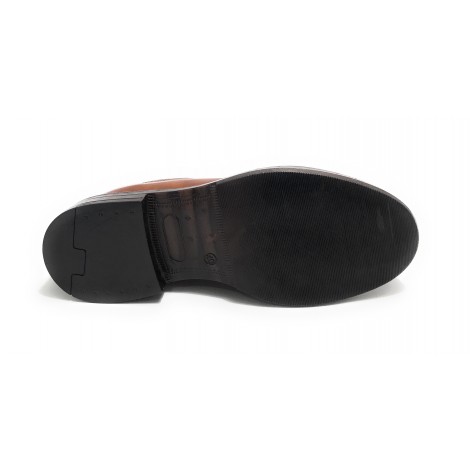 Scarpe uomo Elite francesina in pelle marrone U23EL08 1404