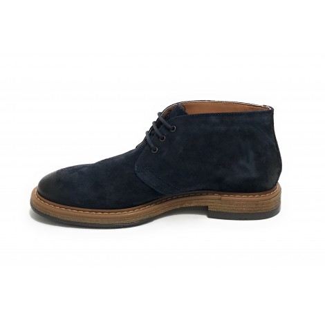 Polacchino uomo Elite in pelle scamosciata blu navy U23EL11 1010