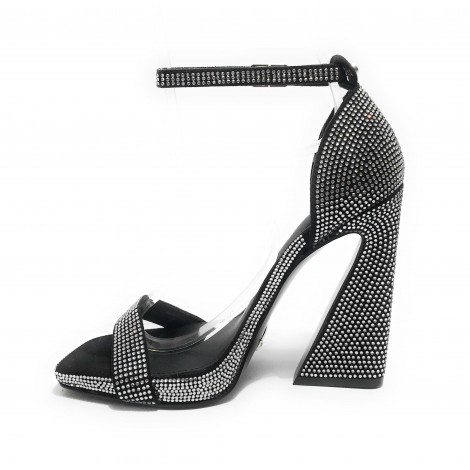 Sandalo Guess Morra TC 110 con strass black DS23GU04 FL5MR3ESU03