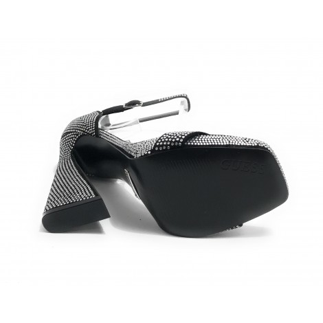 Sandalo Guess Morra TC 110 con strass black DS23GU04 FL5MR3ESU03
