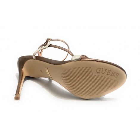 Sandalo Guess Kadera TC 105 pelle platino DS23GU23 FL5KADLEA03