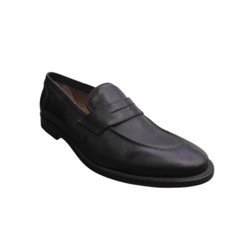 Mocassino uomo Elite in pelle colore nero US21EL04