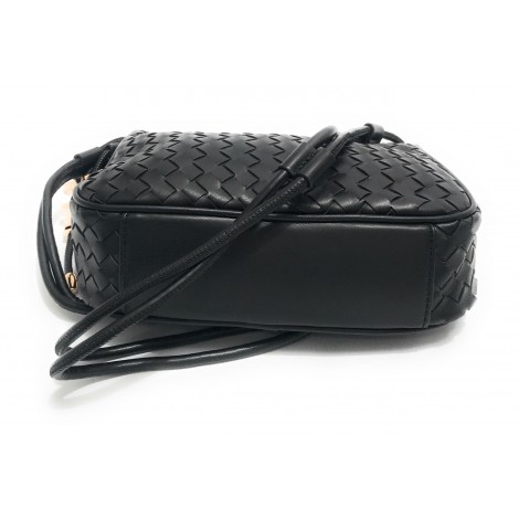 Borsa donna Fracomina tracolla crossover ecopelle intrecciato nero BS23FR04 FA23SB4005P411S5-053