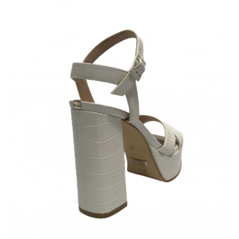 Sandalo Guess Zelina TC 120 ecopelle bianco pearl DS23GU35 FL6ZLIPEL03