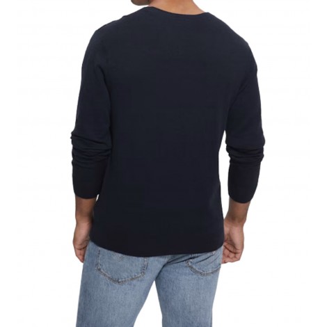 Pullover uomo Guess girocollo randall silk-blend sweater blu ES23GU22 M3RR00Z33R1
