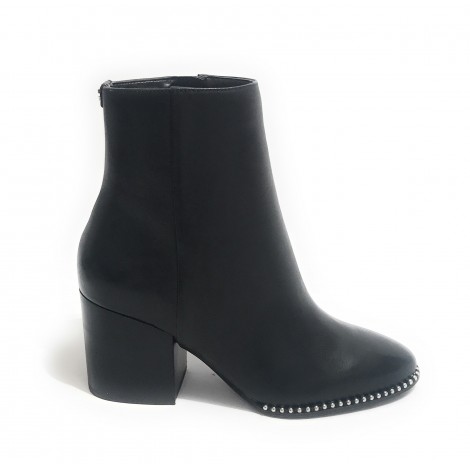 SCARPE DONNA STIVALETTO GUESS MOD.COLETE TC 80 PELLE BLACK D19GU37