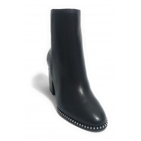 SCARPE DONNA STIVALETTO GUESS MOD.COLETE TC 80 PELLE BLACK D19GU37