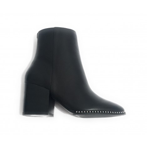 SCARPE DONNA STIVALETTO GUESS MOD.COLETE TC 80 PELLE BLACK D19GU37