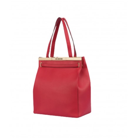 Borsa donna Love Moschino shopping ecopelle rosso BS23MO107 JC4323