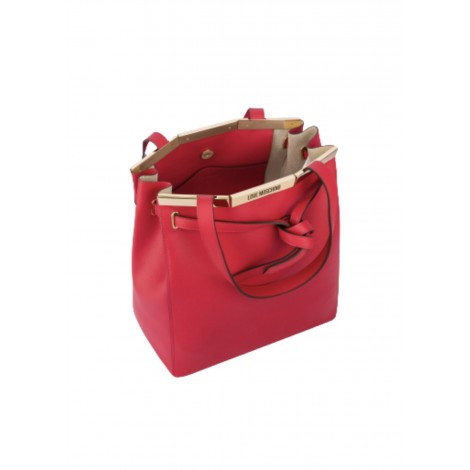 Borsa donna Love Moschino shopping ecopelle rosso BS23MO107 JC4323