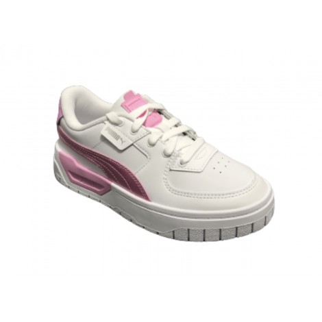 Scarpe Puma sneaker Cali Dream Shiny Pack in pelle white/ liliac ZS23PU04 393357_03
