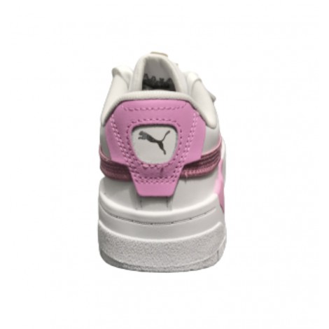 Scarpe Puma sneaker Cali Dream Shiny Pack in pelle white/ liliac ZS23PU04 393357_03