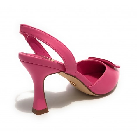 Scarpe donna Gold&gold decollete tallone aperto tc 80 fuxia GP23-201 DS23GG05