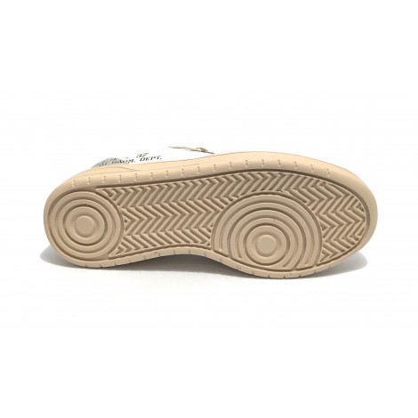 Sneaker Aeronautica Militare running in pelle bianco/ grigio US23AR06 231SC235PL178
