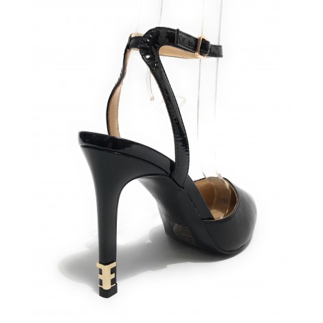 Scarpe donna décolleté Fracomina in pelle nero TC 100 DS23FR07 F723SS2002L4051