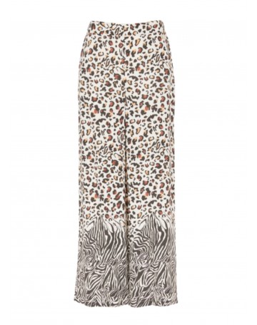 Pantalone Liu Jo lungo animalier multicolore ES23LJ25 VA3045 TS349