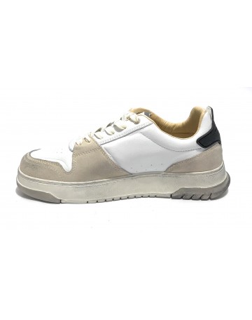 Scarpe uomo Blauer sneaker Harper in pelle white/ black US23BU03 S3HARPER07