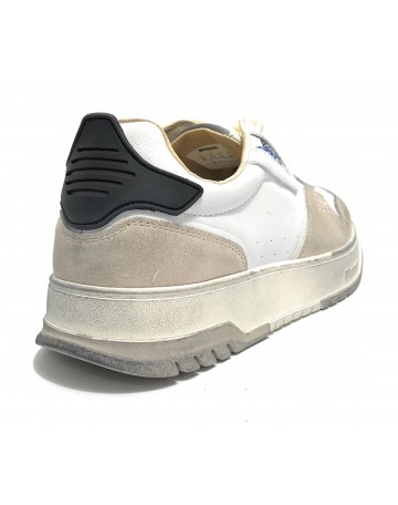 Scarpe uomo Blauer sneaker Harper in pelle white/ black US23BU03 S3HARPER07