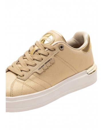 Scarpe donna Colmar sneaker Clayton Lux 119 pelle/ tessuto gold DS23CO05