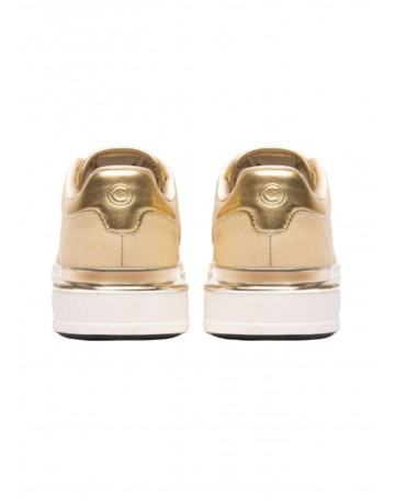 Scarpe donna Colmar sneaker Clayton Lux 119 pelle/ tessuto gold DS23CO05
