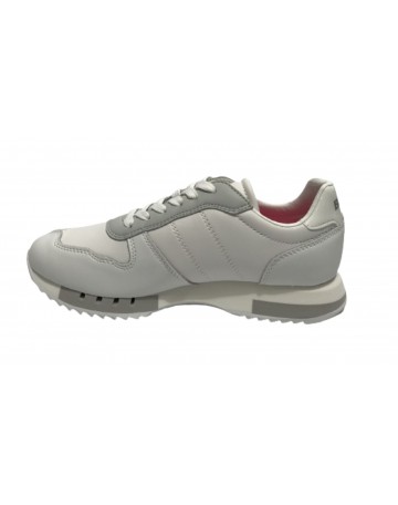Scarpe Blauer sneaker Melrose pelle white DS23BU03 S3MELROSE02/PUN
