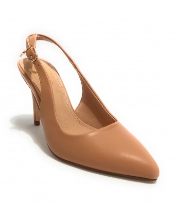 Scarpe donna Gold&gold decollete tallone aperto tc 90 rosa nude GP23-383 DS23GG16