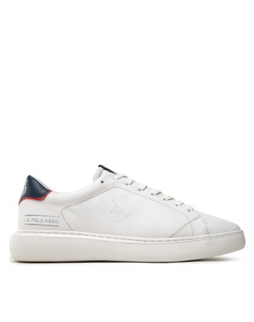 Scarpe U.S. Polo sneaker Cryme CRYME003A in pelle white uomo U23UP30