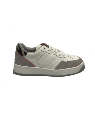 Scarpe donna sneaker Gold&gold ecopelle bianco/ zebrato D23GG01 GB508